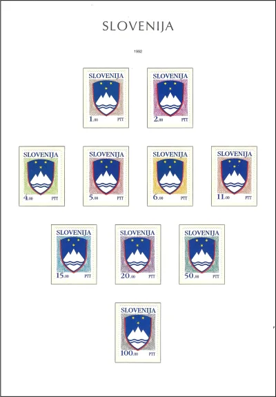 SLOVENIJA 1991 - 1992